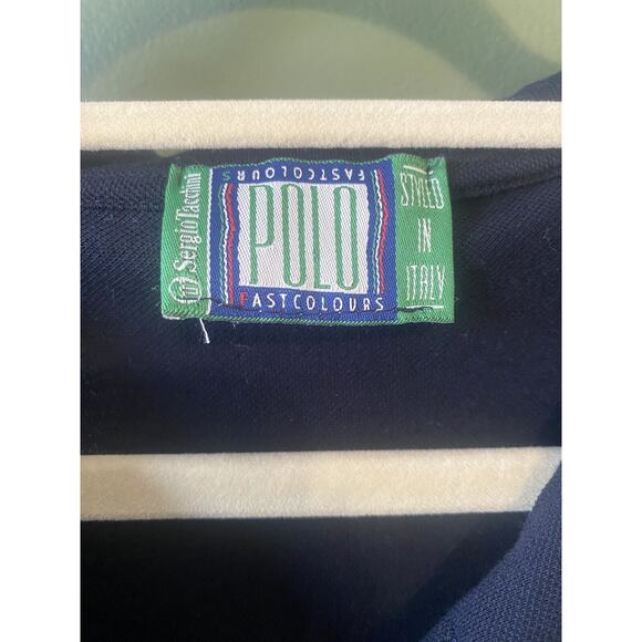 Sergio Tacchini Shirt Womens Medium Vintage Tennis Polo Old Money Preppy Tank - Picture 6 of 11